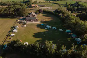 Minicamping 't Zotte Schaap - Luftaufnahme des Campingplatzes