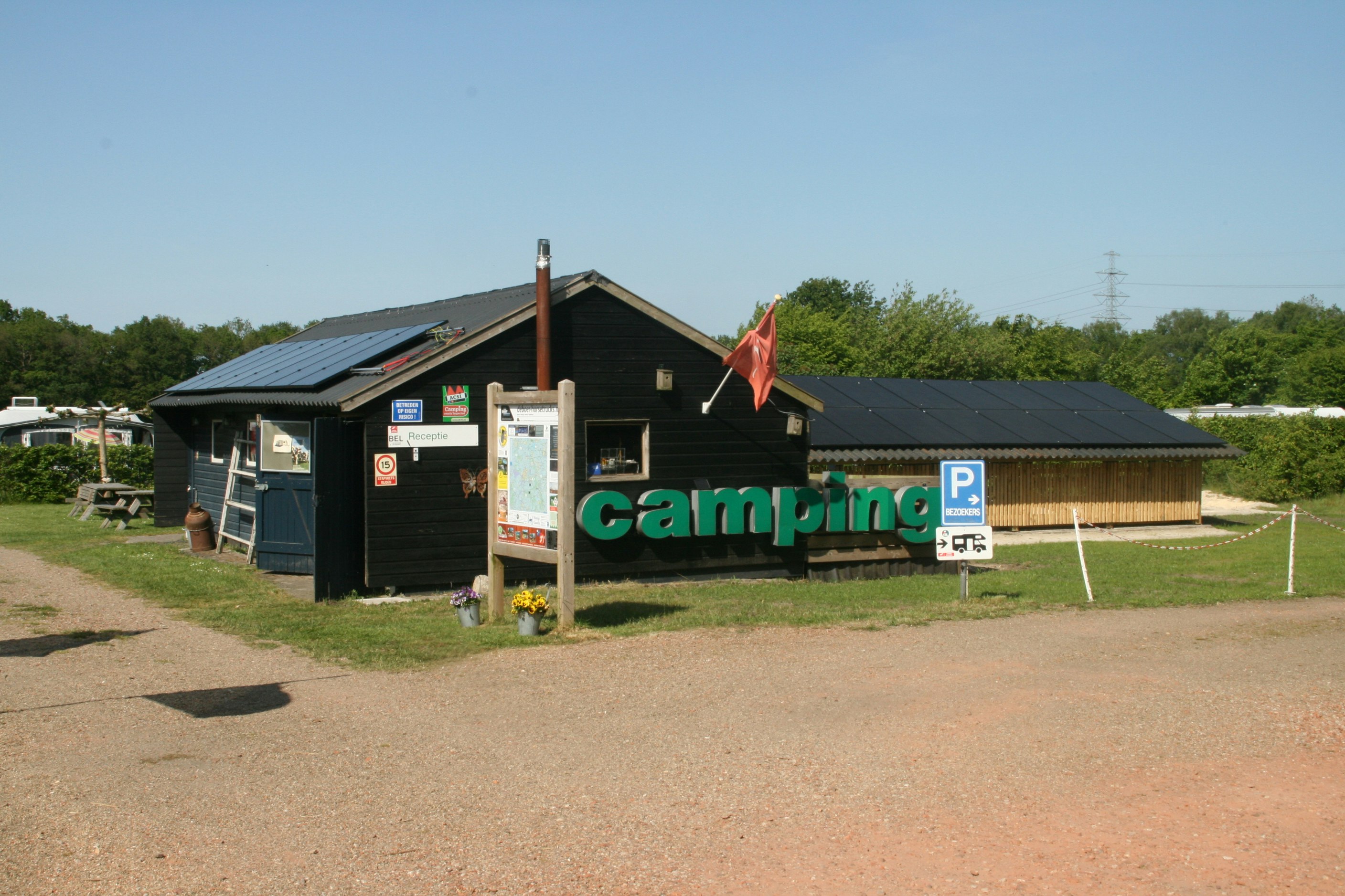 Minicamping Terhorst - Einfahrt des Campingplatzes