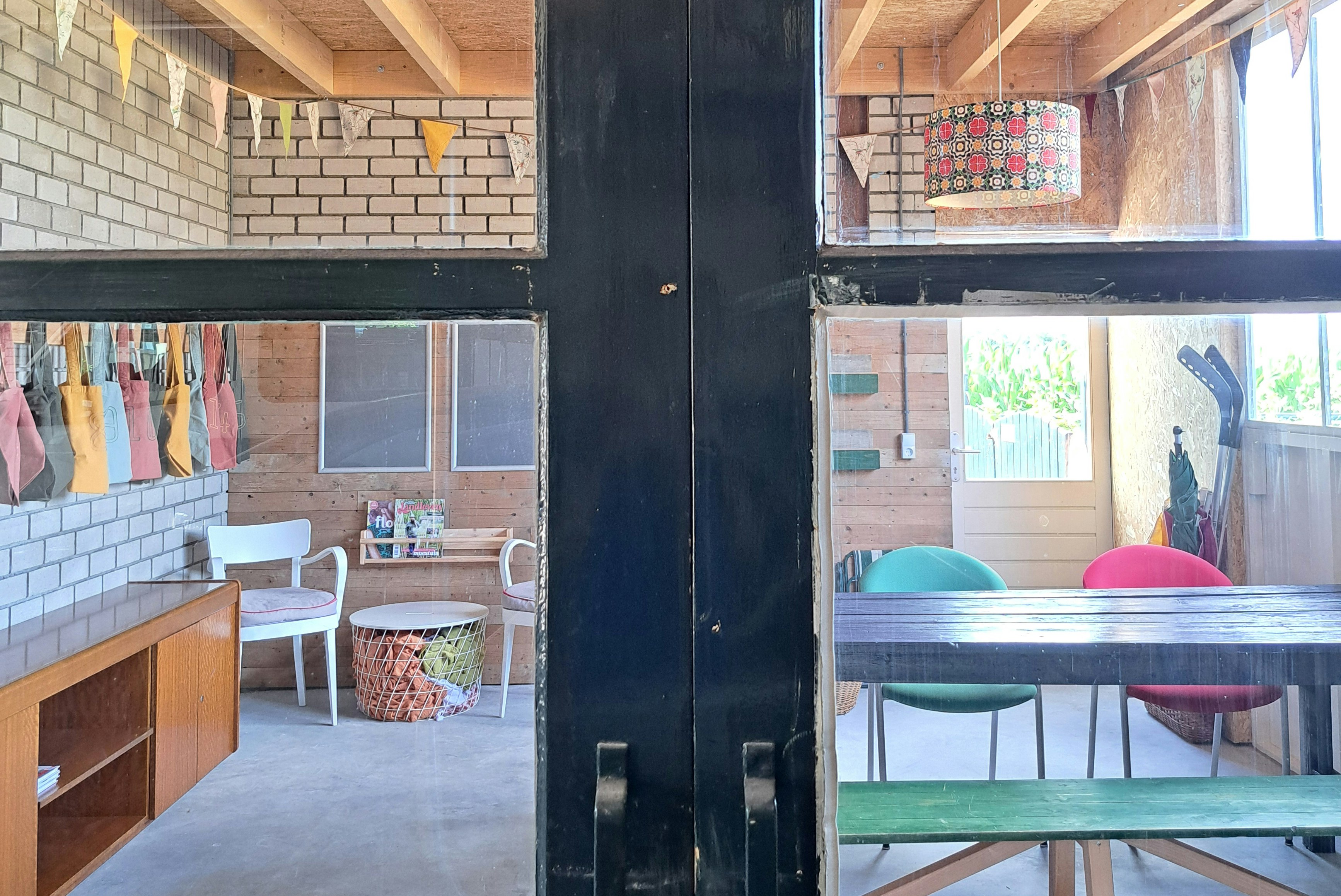 Minicamping Vin'k fijn - Aufenthaltsraum auf dem Campingplatz