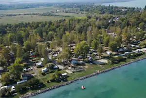 Mirabella Camping - Campingplatz aus der Vogelperspektive