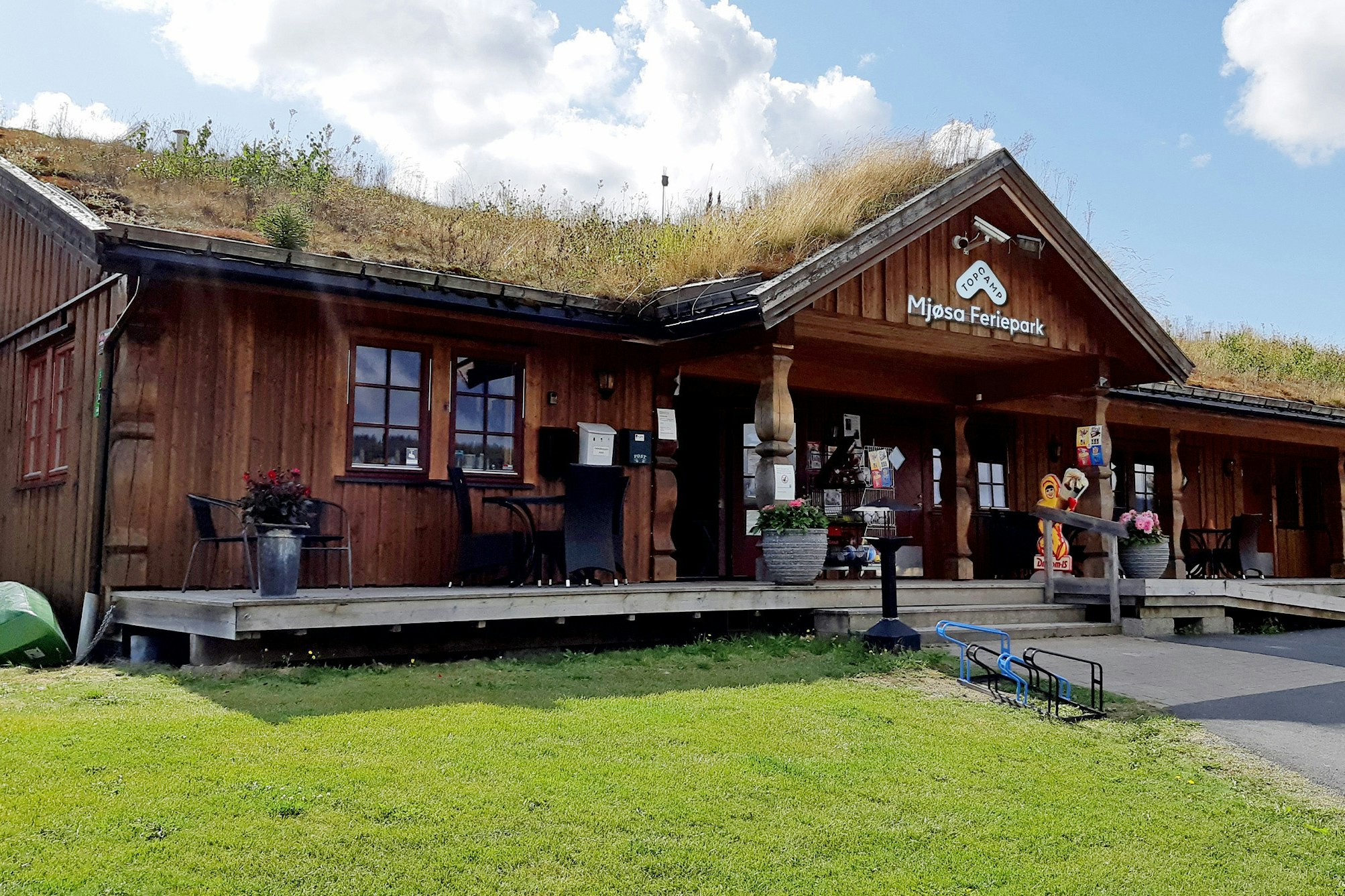 Topcamp Mjøsa - Brumunddal - Rezeptionsgebäude des Campingplatzes