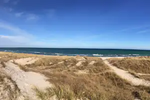 Møn Strandcamping - Ulvshale - Strand vom Campingplatz an der Ostsee