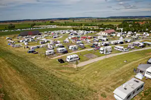 Mohrencamp - Blich auf das Gelände vom Campingplatz von oben
