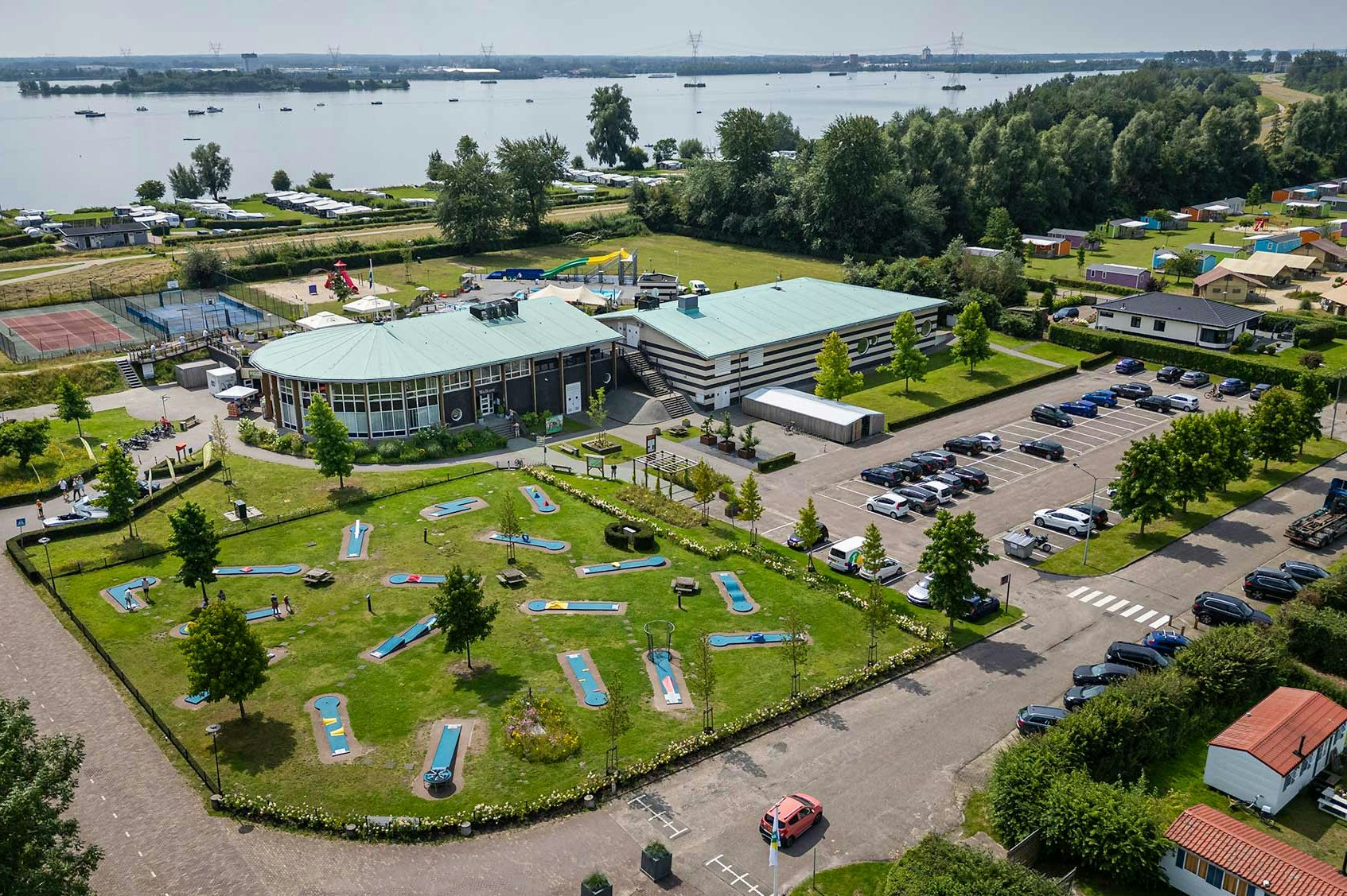 Molecaten Park Flevostrand  - Luftaufnahme des Campingplatzes