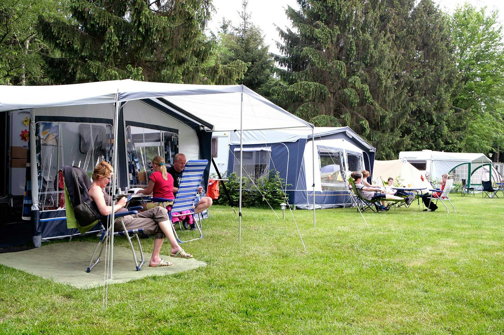Molecaten Park Landgoed Molecaten - Standplätze auf der Wiese auf dem Campingplatz