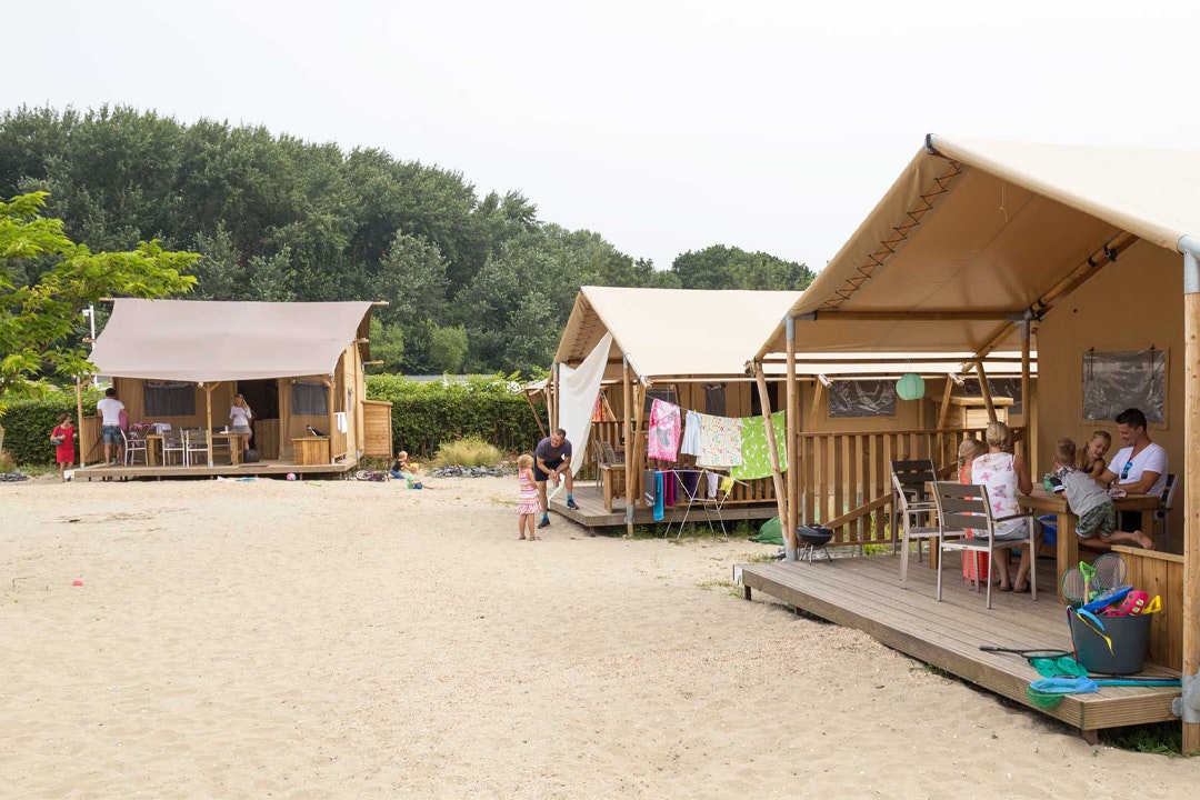 Molecaten Park Waterbos - Glamping-Zelte mit Terrasse