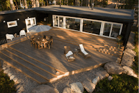 Mossala Island Resort - Blick auf die Terrasse