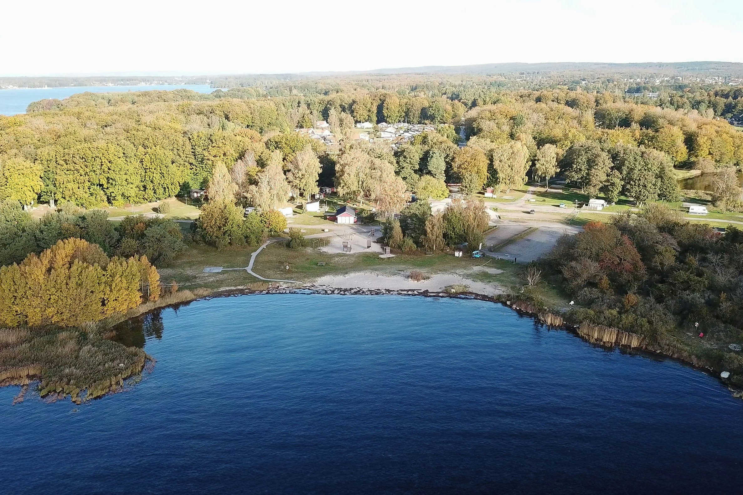 My Camping Tredenborg  - Campingplatz am Wasser aus der Vogelperspektive