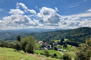 Na Škaluc Camping - Blick in die Umgebung des Campingplatzes
