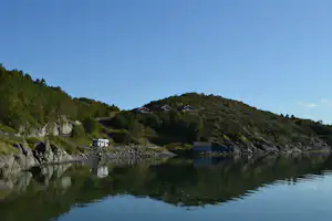 NAF-Camping Leka - Blick auf den Campingplatz am Europäischen Nordmeer