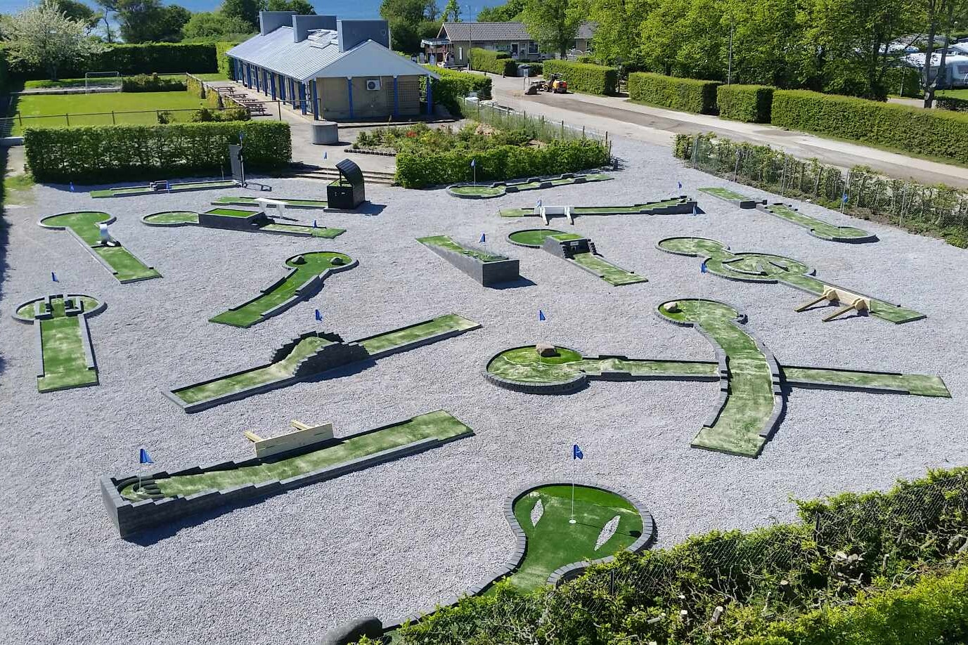 Nakskov Fjord Camping  - Minigolfanlage auf dem Campingplatz