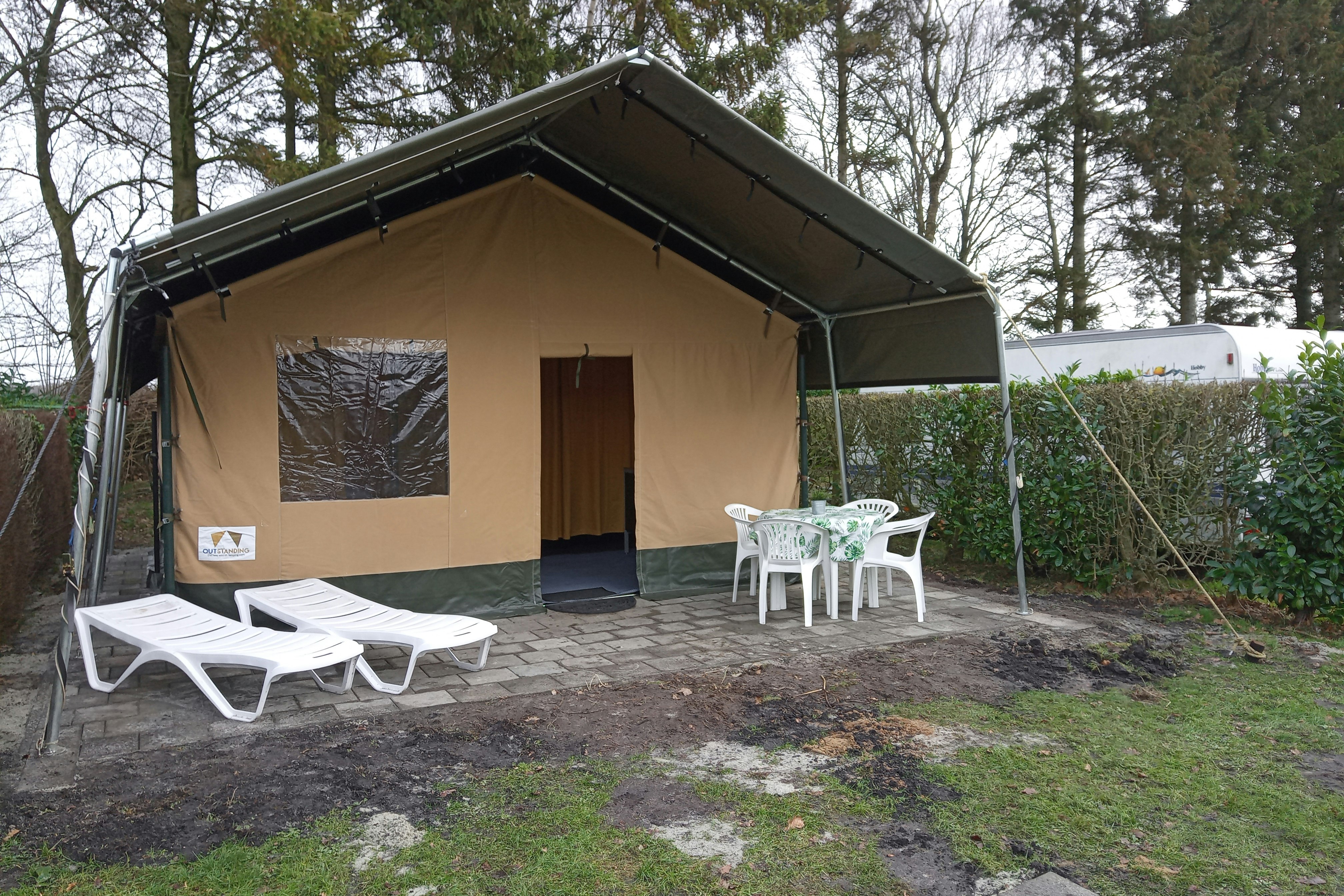 Natupark -Het Verlaat- - Glamping-Zelt mit Terrasse