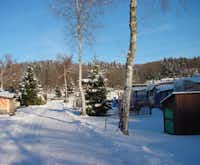 Natur-Camping Seewirt -  Winterliche Ansicht des Campingplatzes