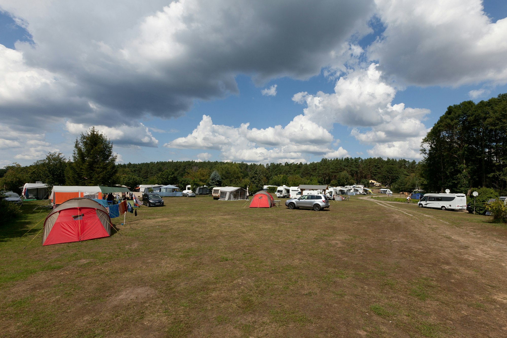 Genuss-Ferien Strandcamping Jabeler See - Wohnmobil- und Wohnwagenstandplätze auf dem Campingplatz