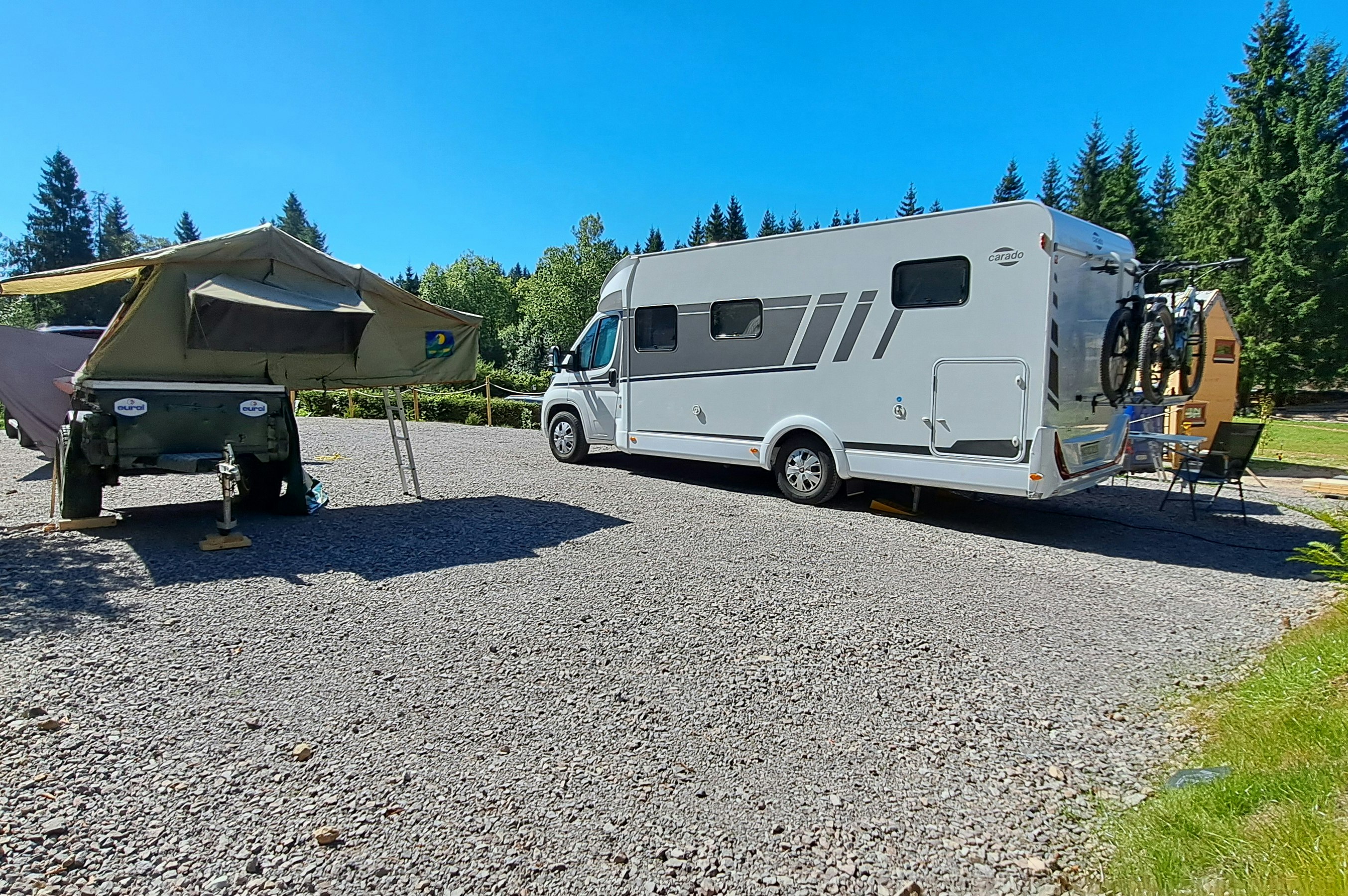 Naturcamp Lenkgrund - Standplätze auf dem Campingplatz