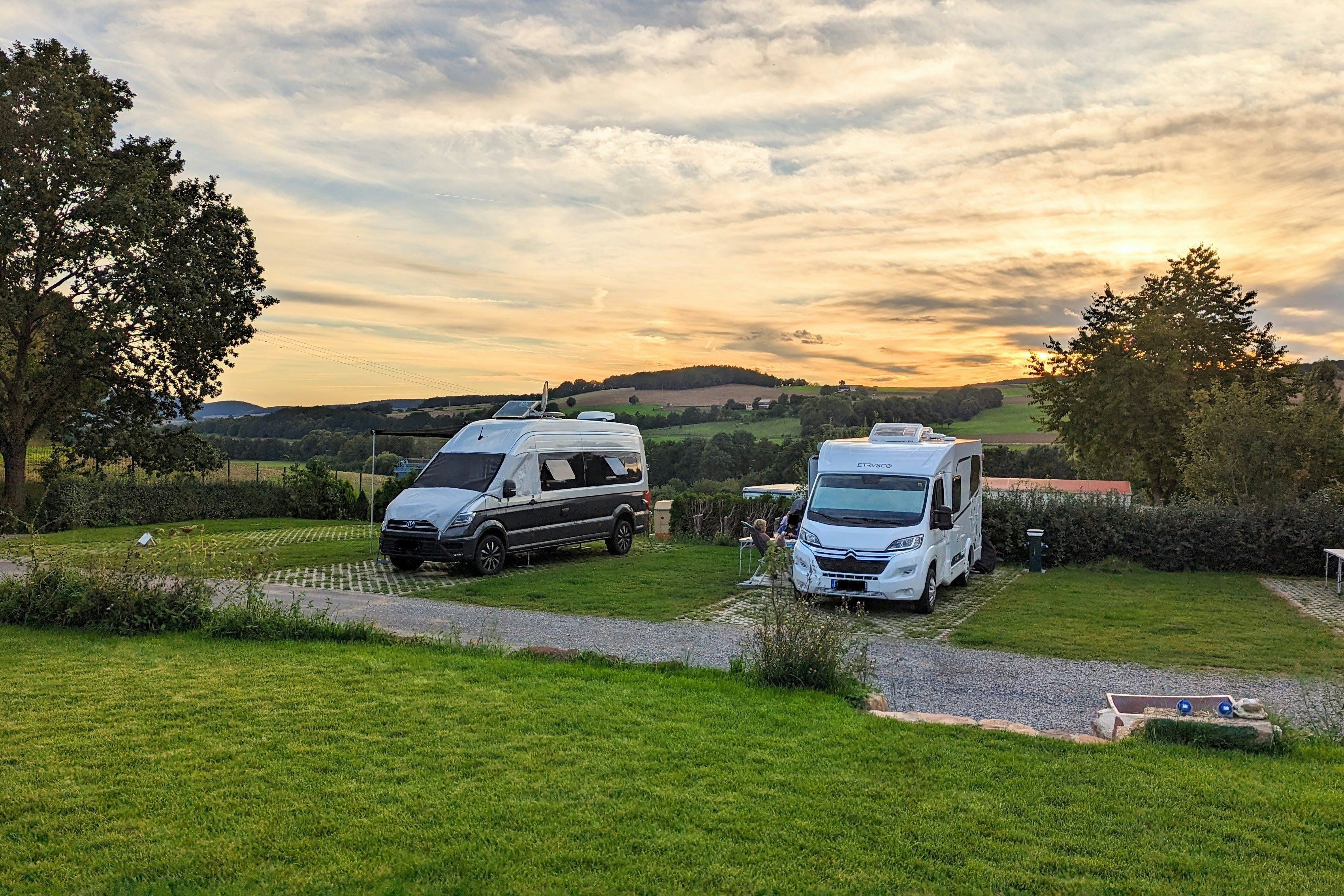 Naturcamp Thulba - Standplätze auf dem Campingplatz