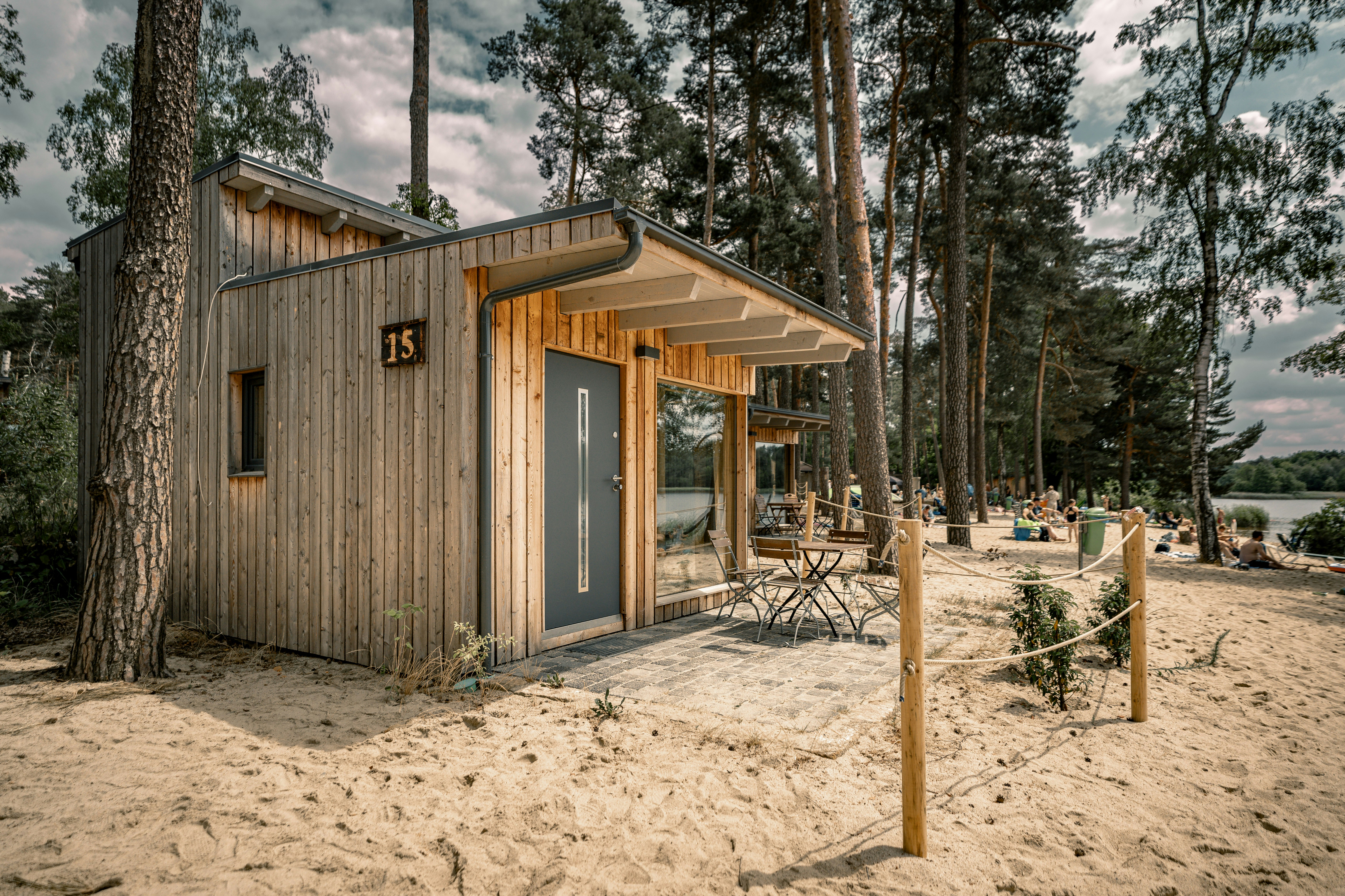 Naturcamping Brettmühlenteich  - Mobilheime auf dem Campingplatz