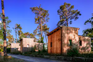Naturcamping Brettmühlenteich - Mobilheime auf dem Campingplatz
