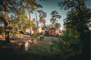 Naturcamping Brettmühlenteich - Mobilheime auf dem Campingplatz