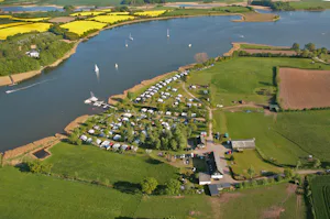 Naturcamping Hellör - Campingplatz aus der Vogelperspektive