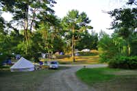Naturcamping Zwei Seen  - Zeltplatz vom Campingplatz auf grüner Wiese