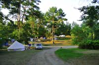 Naturcamping Zwei Seen  - Zeltplatz vom Campingplatz auf grüner Wiese