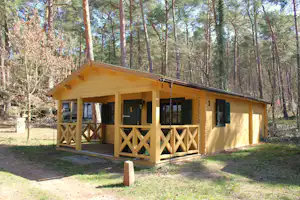 Naturcampingplatz am Springsee - Mobilheim mit Terrasse auf dem Campingplatz