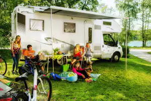 Naturcampingplatz am Springsee - Standplätze auf dem Campingplatz