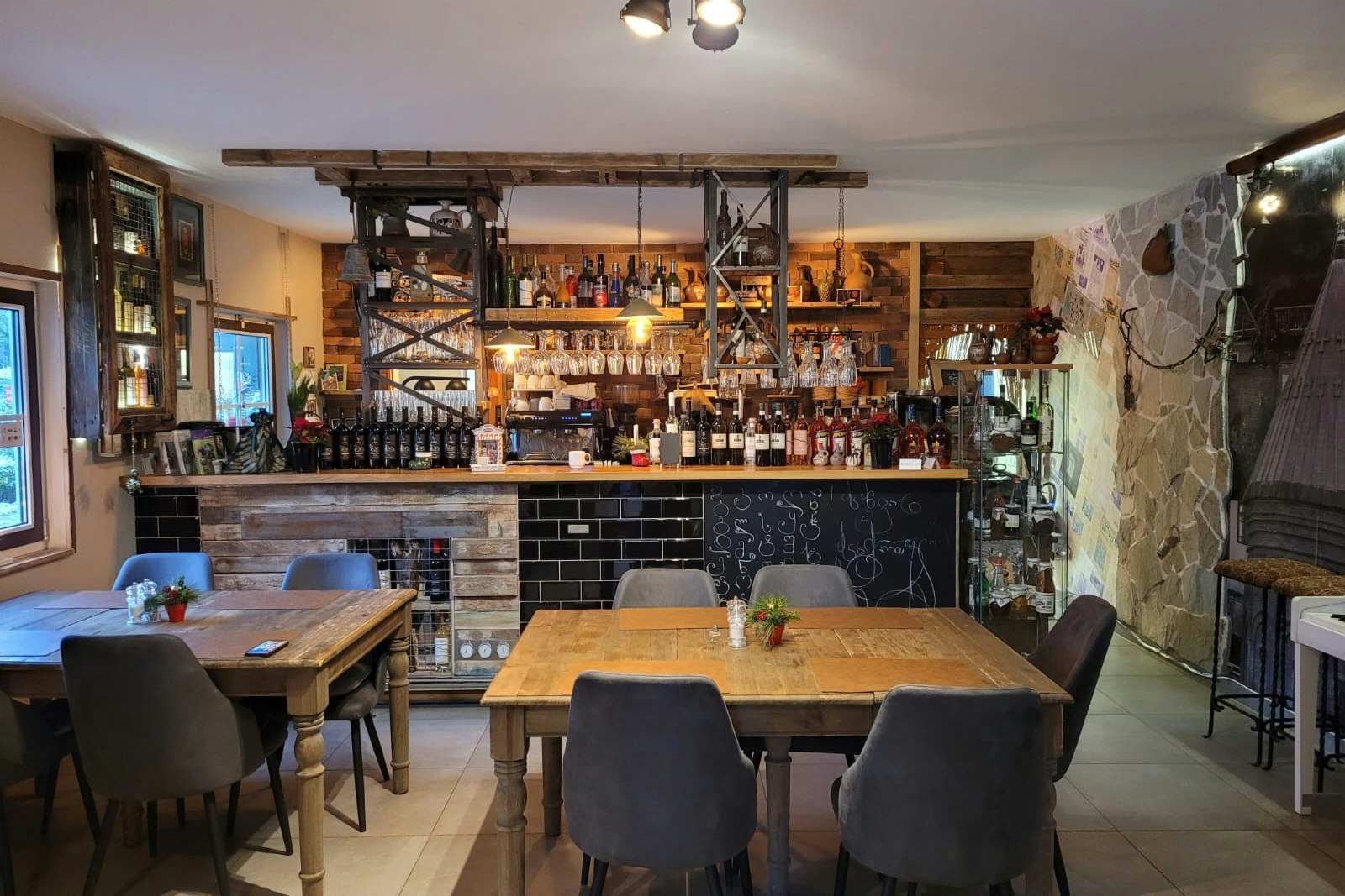 Naturcampingplatz Wrohe am Westensee - Innenansicht des Restaurants auf dem Campingplatz