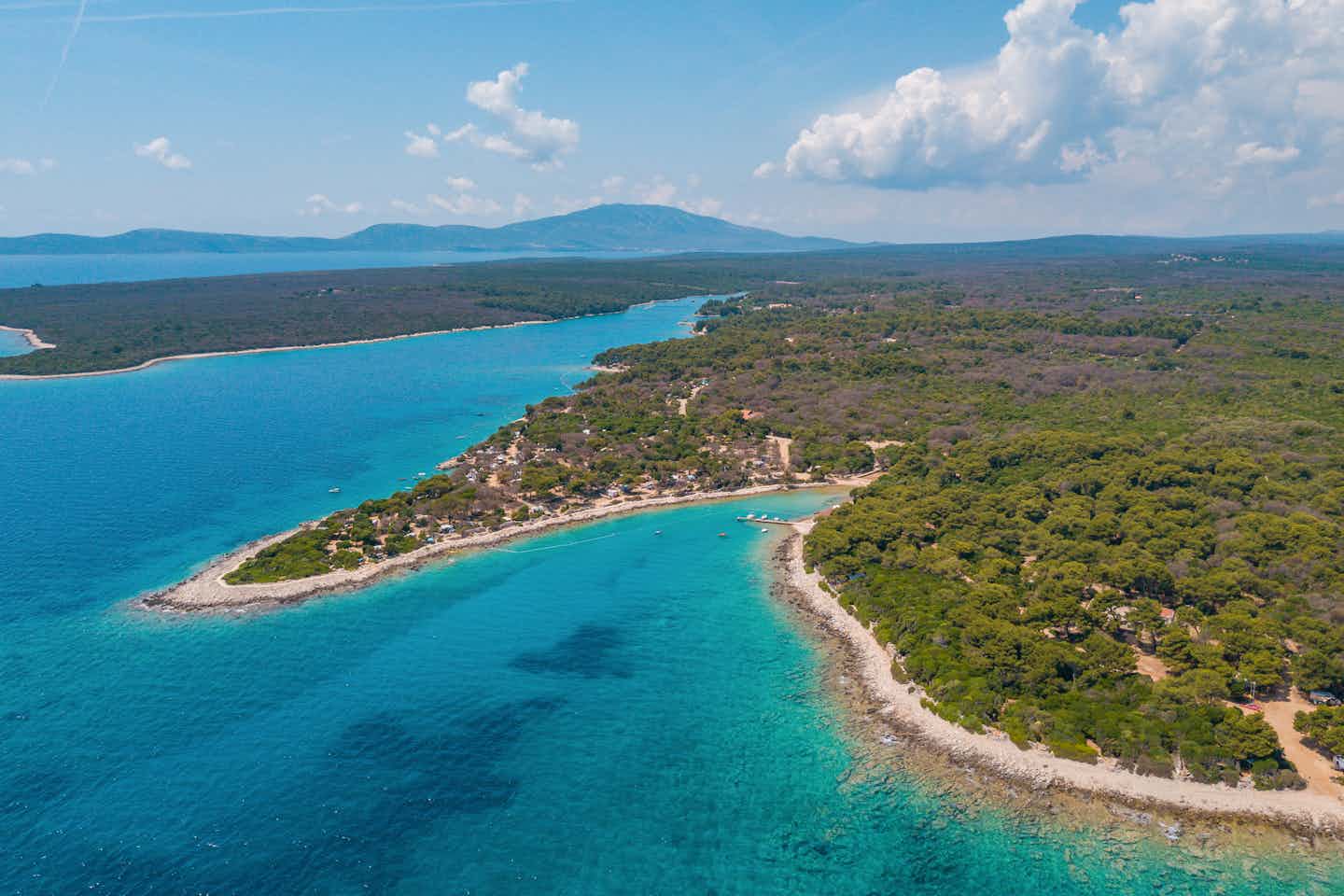 Naturist Camp Baldarin - Panoramablick auf die Adriaküste
