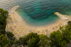 Istra Premium Camping Resort - Blick auf den Badestrand