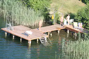 Naturist Camping Turkwiese Keutschach - Badesteg am See