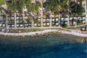Camping Ulika - Luftaufnahme des Campingplatzes