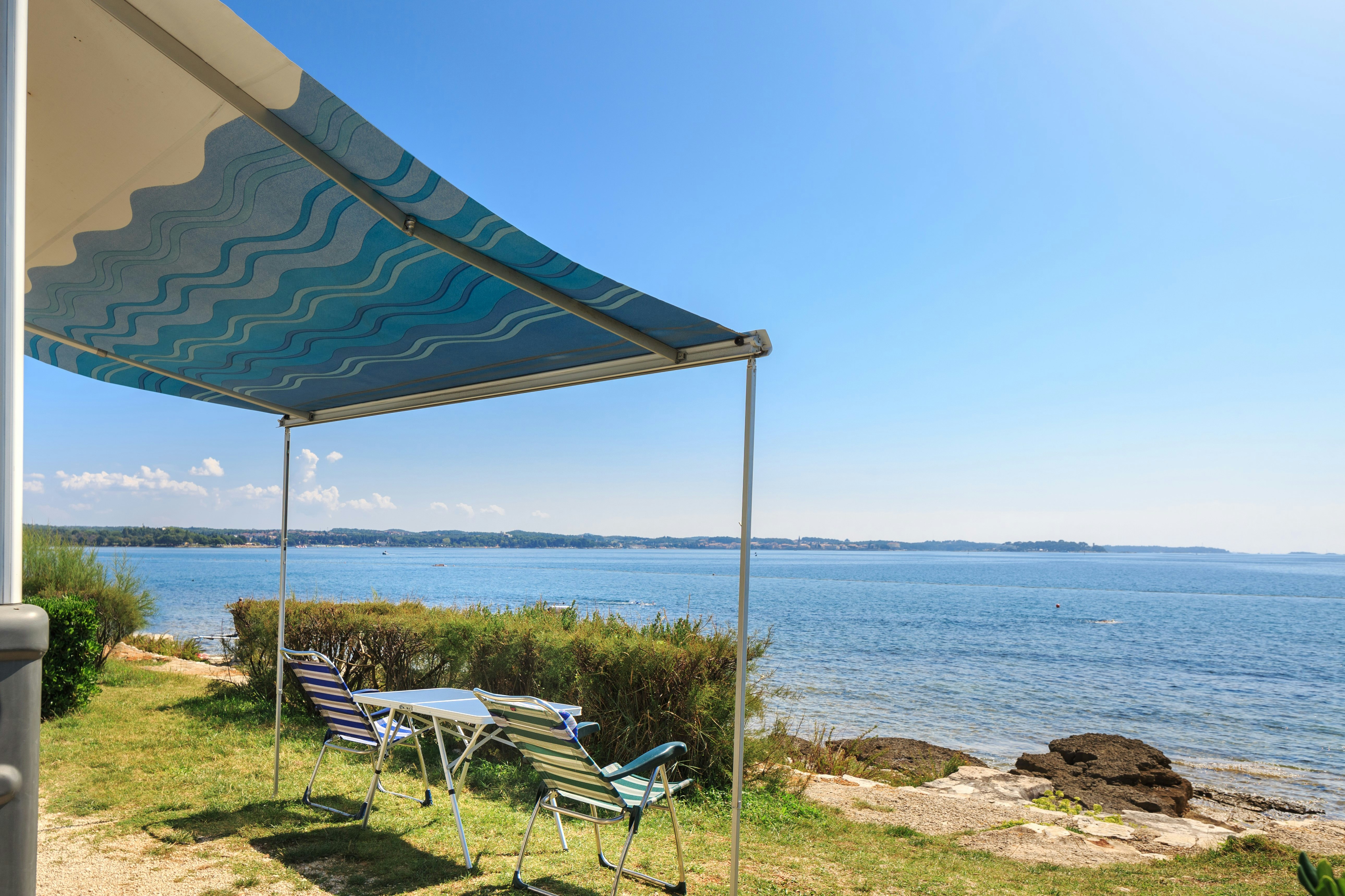 Camping Ulika  - Standplatz mit Meerblick