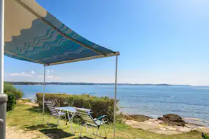 Camping Ulika - Standplatz mit Meerblick
