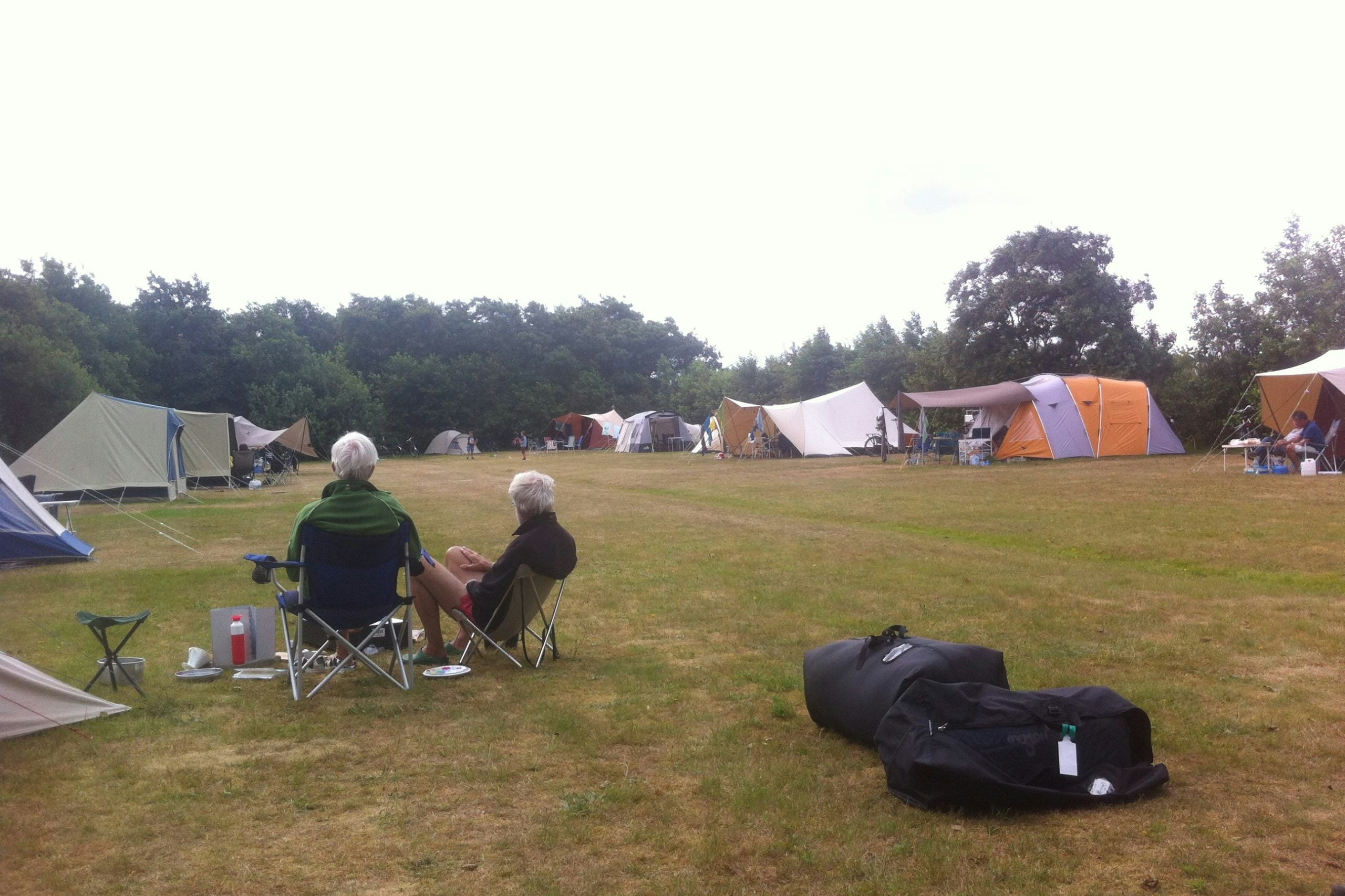 Natuurkampeerterrein Aaster Uiltje - Standplätze auf dem Campingplatz