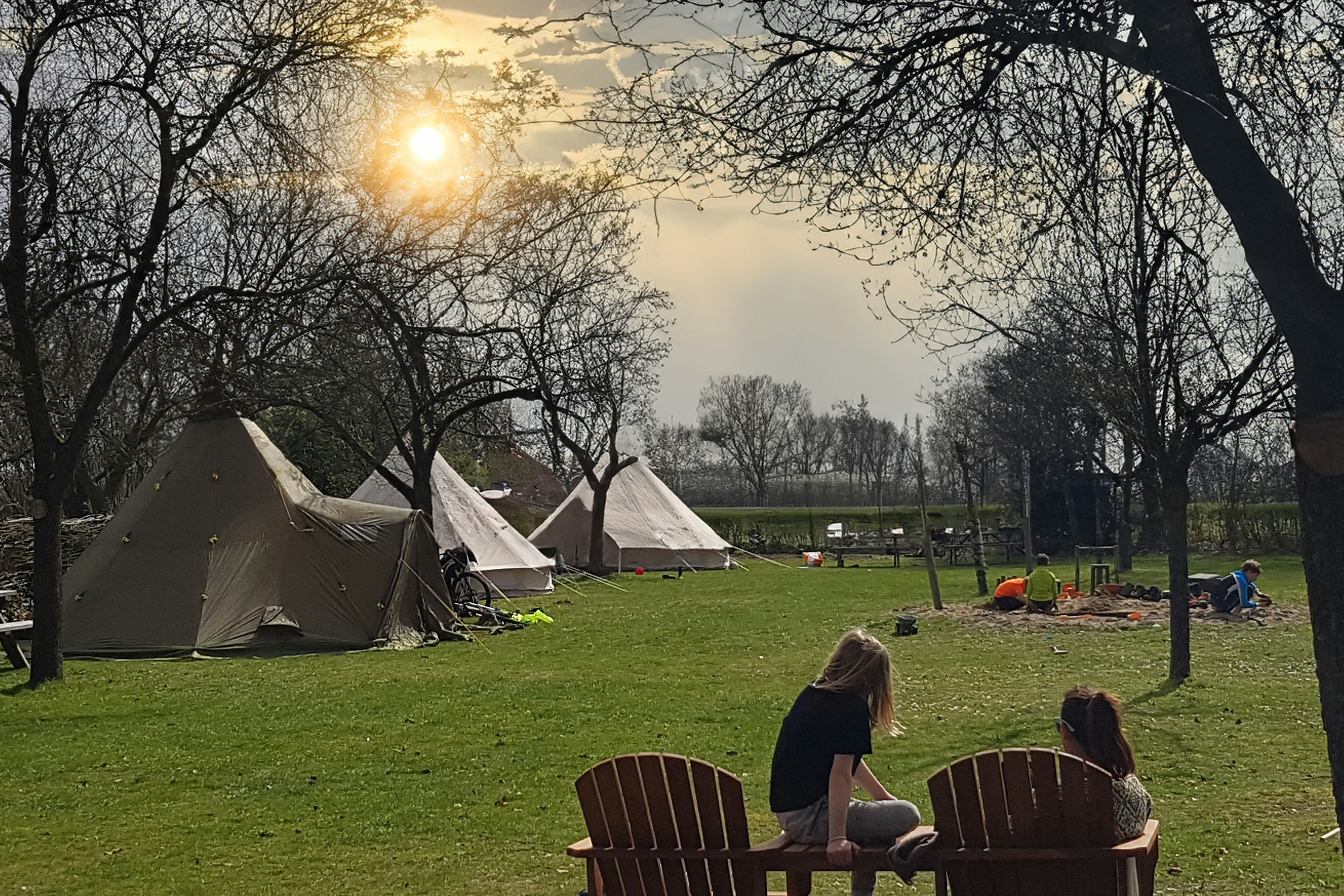 Natuurkampeerterrein De Haverkamp - Außenansicht Glamping-Zelt