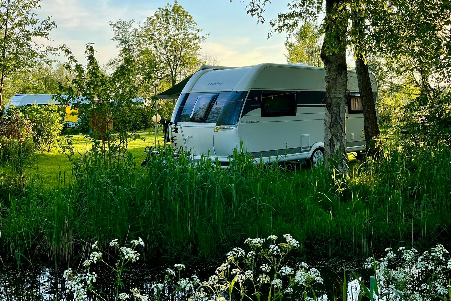 Boetiekpark de Kas  Natuurkampeerterrein De Landerij - Standplätze im Grünen auf dem Campingplatz