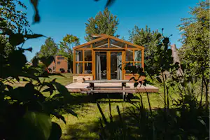 Natuurkampeerterrein De Landerij - Mobilheim auf dem Campingplatz