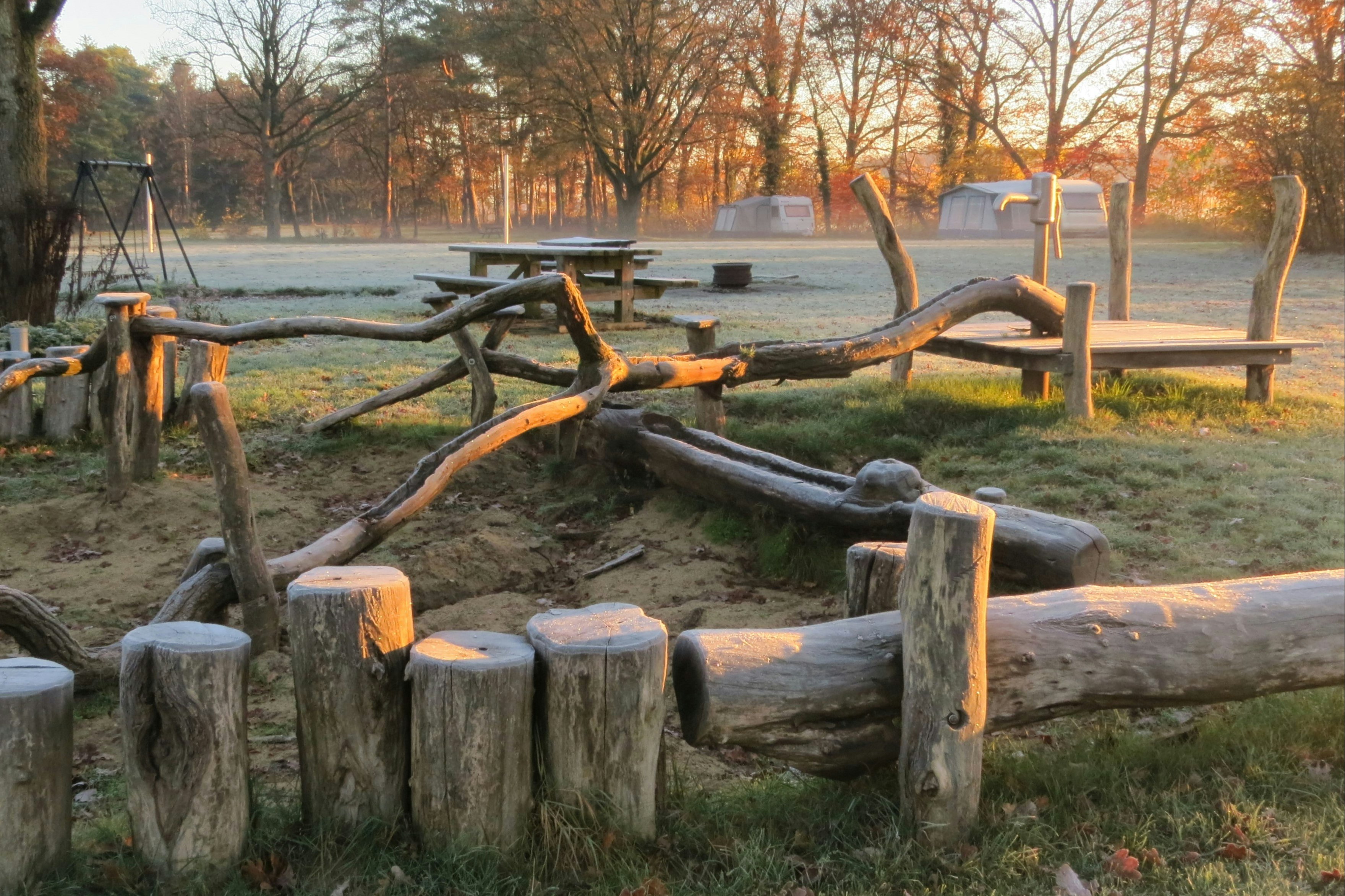 Natuurkampeerterrein Het Hallse Hull  - Kinderspielplatz auf dem Campingplatz