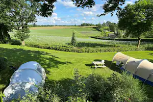 Natuurkampeerterrein Hoeve Krekelberg - Zeltplätze mit Aussicht in die Umgebung
