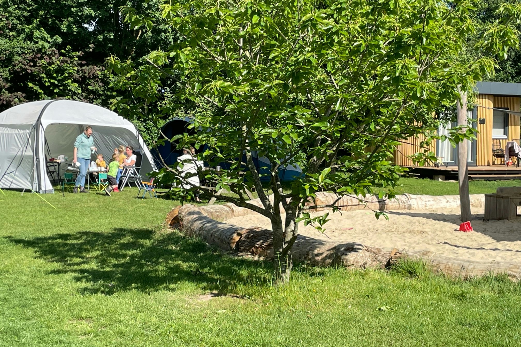 Natuurkampeerterrein Landgoed de Barendonk  - Kinderspielplatz auf dem Campingplatz