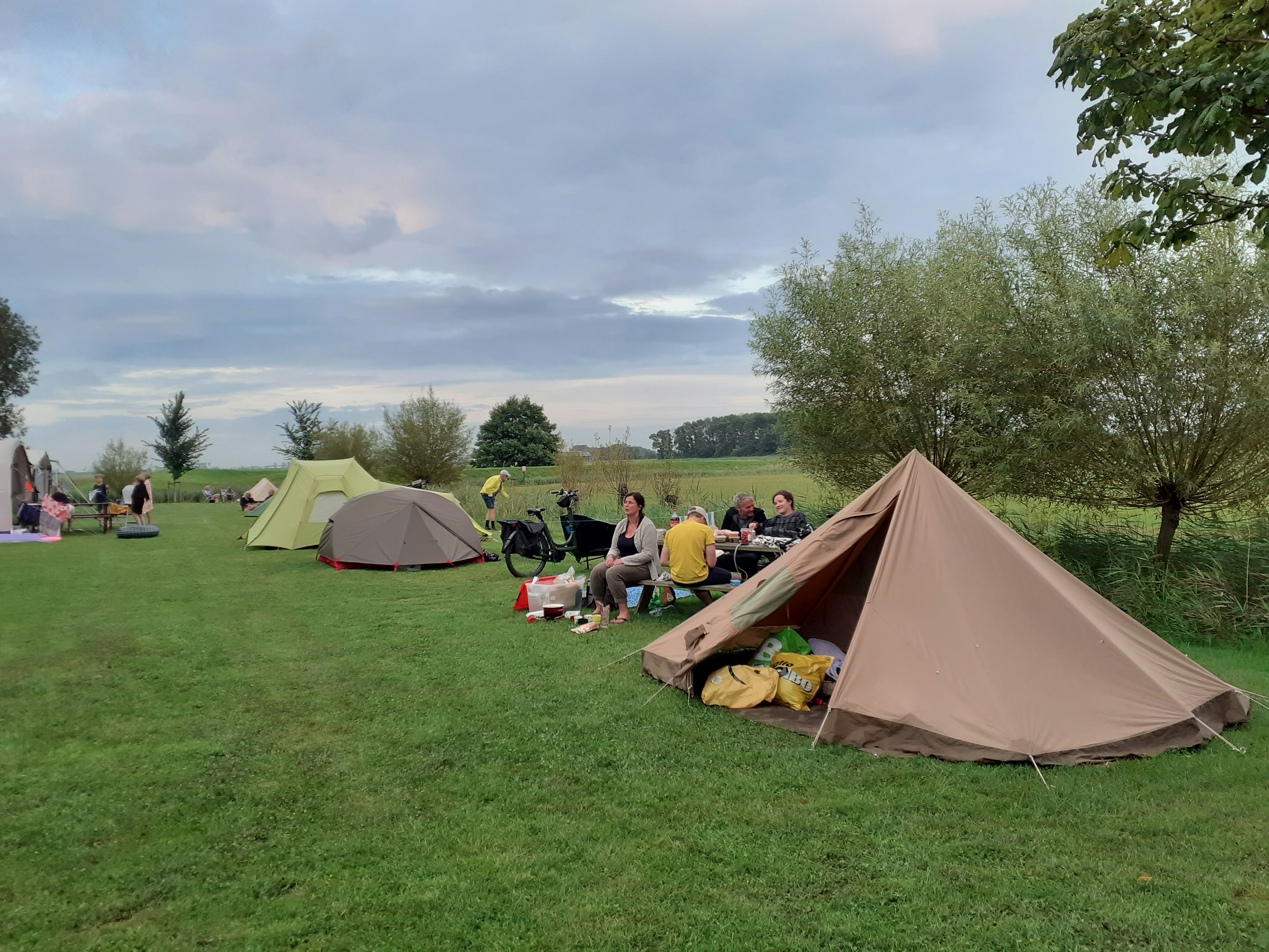 Minicamping en Theetuin