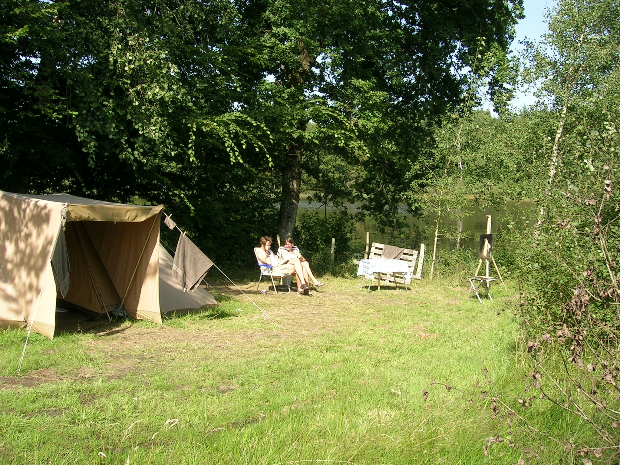 Natuurkampeerterrein Vue du Lac