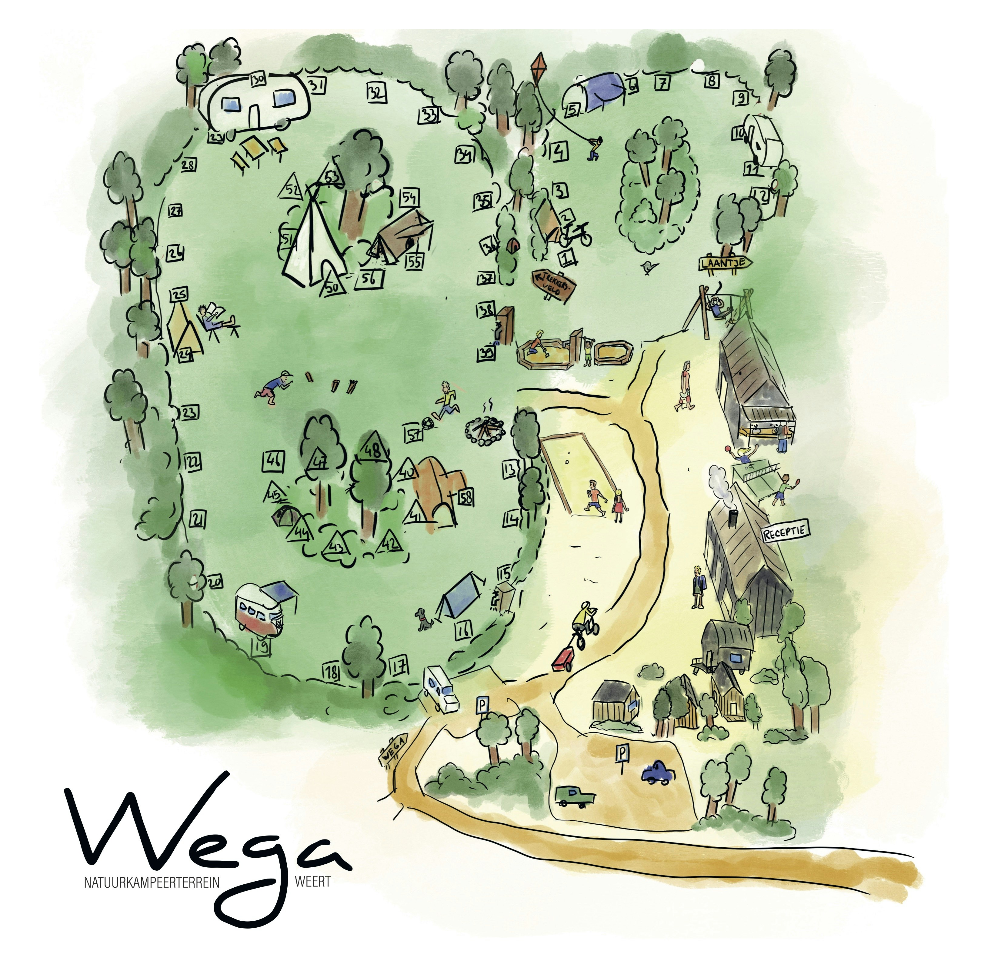 Natuurkampeerterrein Wega