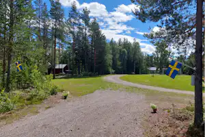 Nederhögen Vildmarkscenter Camping - Eingang des Campingplatzes