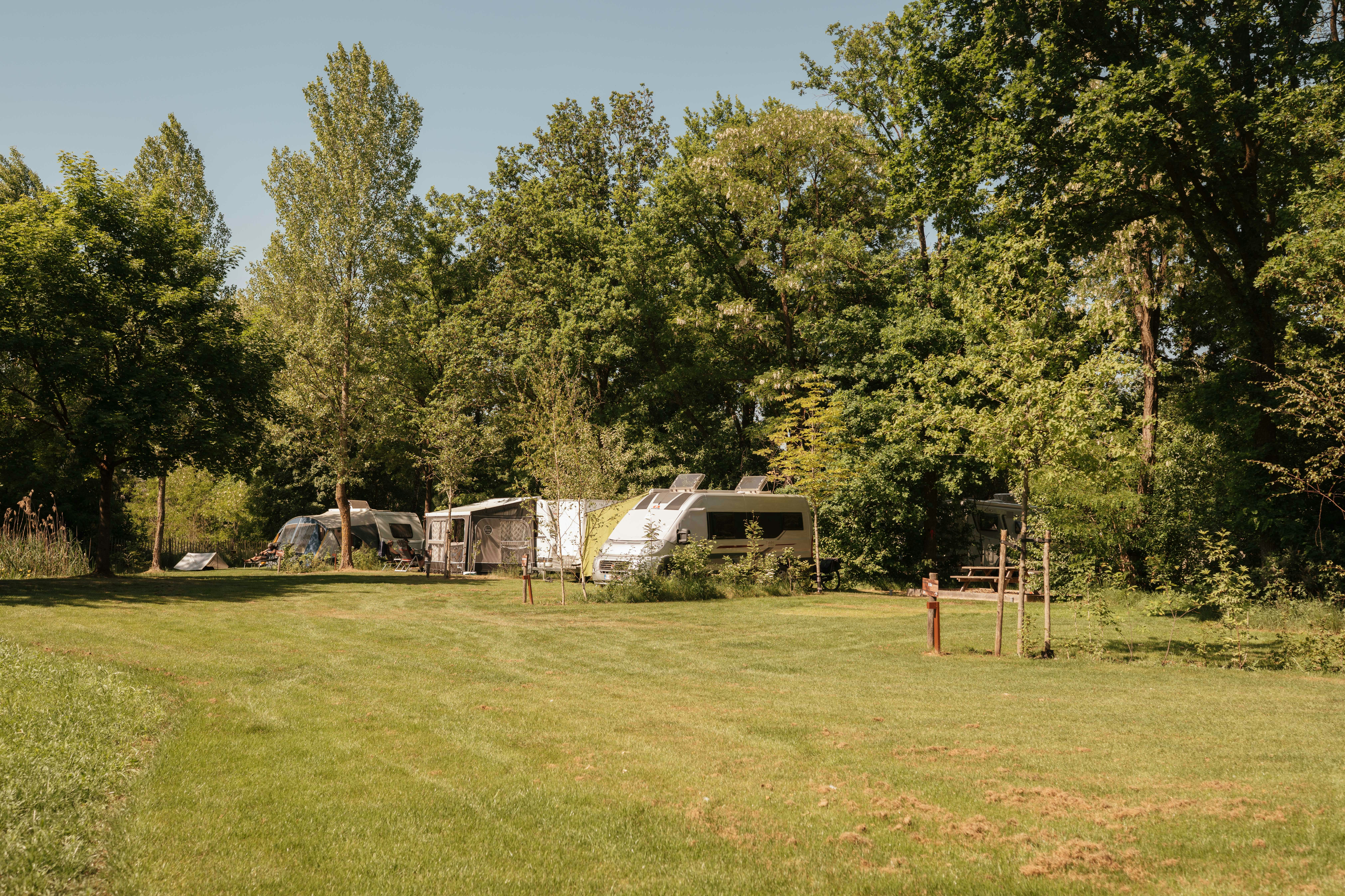 Negende Zaeligheyt - Standplatzwiese auf dem Campingplatz