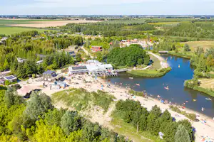 Netl Camping Kallumaan - Luftaufnahme des Campingplatzes