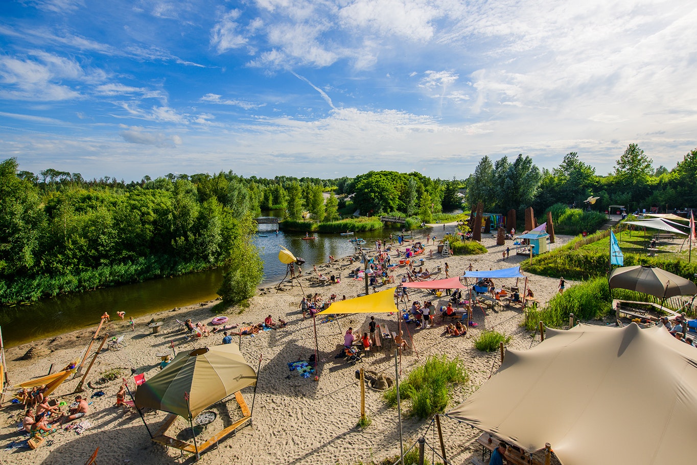 Netl Camping Kallumaan - Badestrand am Campingplatz
