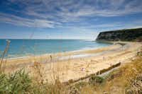 Der Strand des Ninham Country Holidays auf der Insel Wight